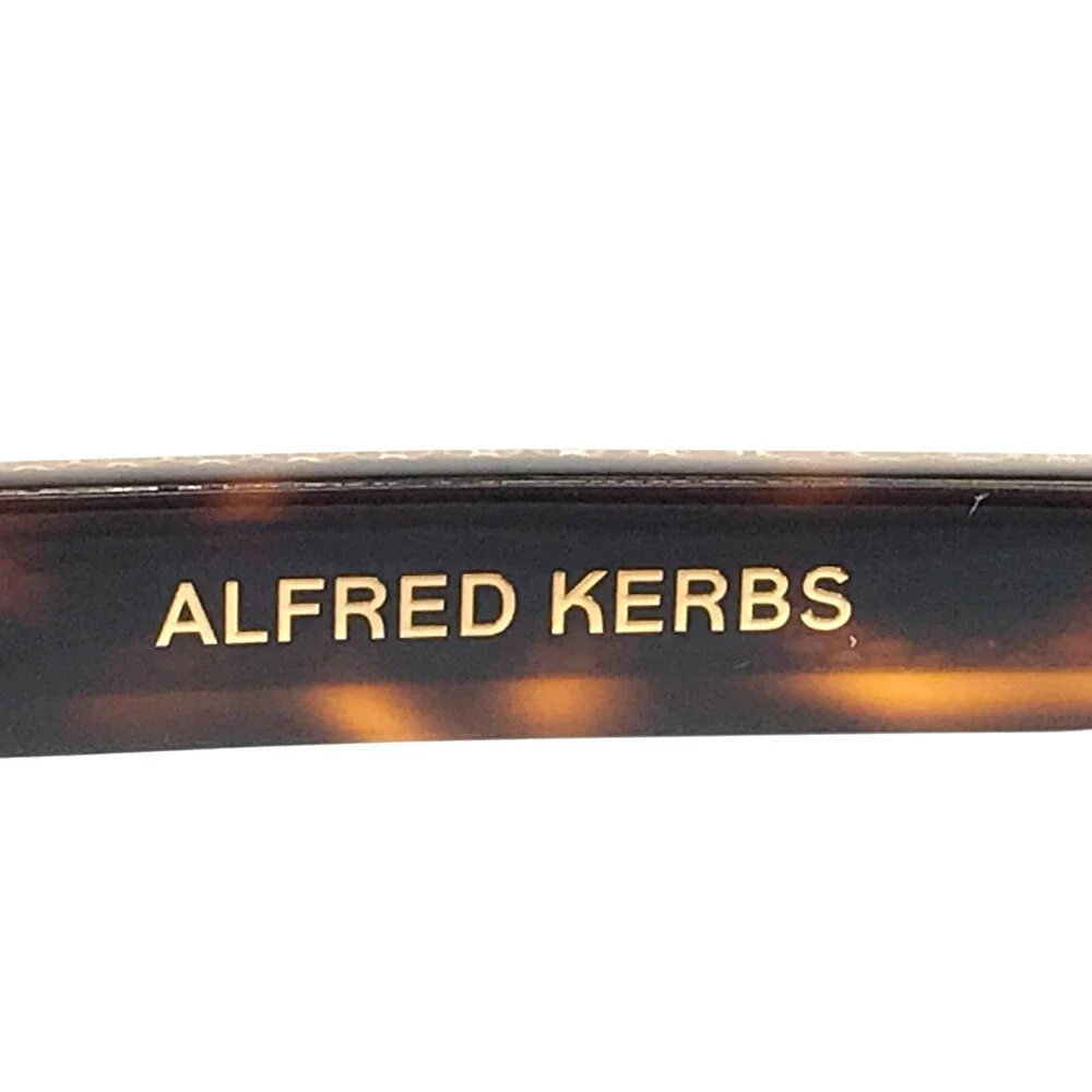Alfred Kerbs Eyeglasses Frames RICHARD HV Havana Brown Tortoise Gold 48-25-140